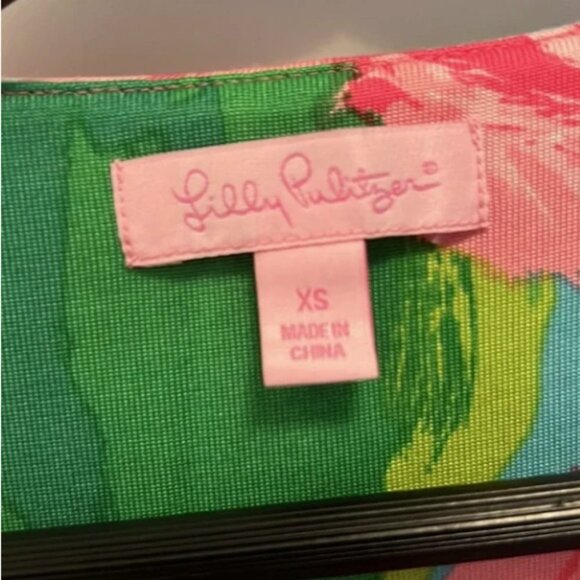 Lilly Pulitzer First Impressions Hayden Wrap Dress XS EUC - Picture 2 of 5